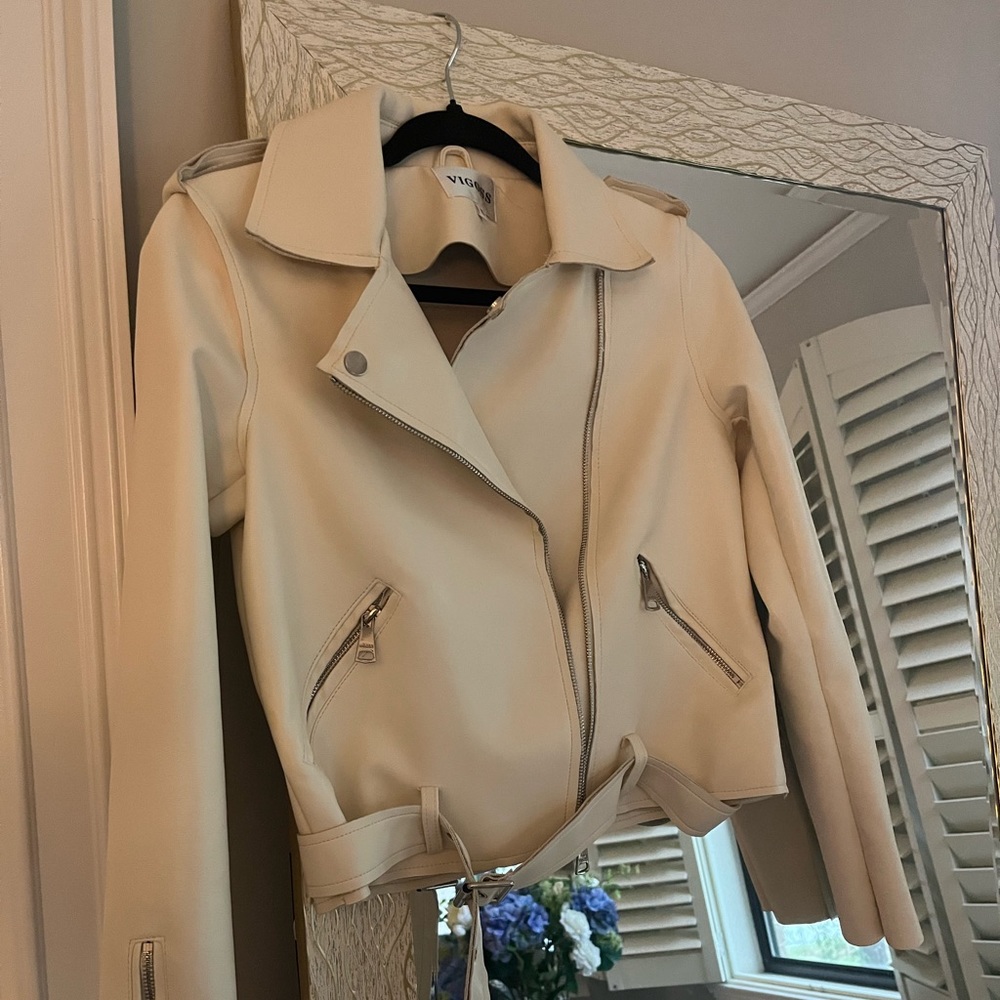 White Leather Jacket